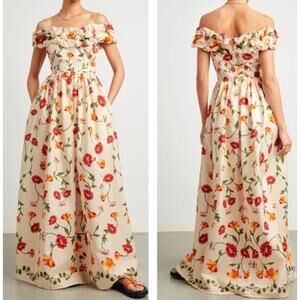 Agua by Agua Bendita NEW Espliego Oasis Floral Maxi Dress Size Medium Rare NWT